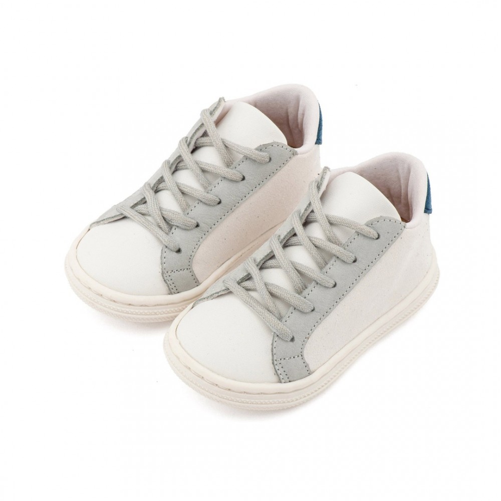 Παπούτσια Babywalker λευκό πάγου γκρι μπλε για Αγόρι 3039-2