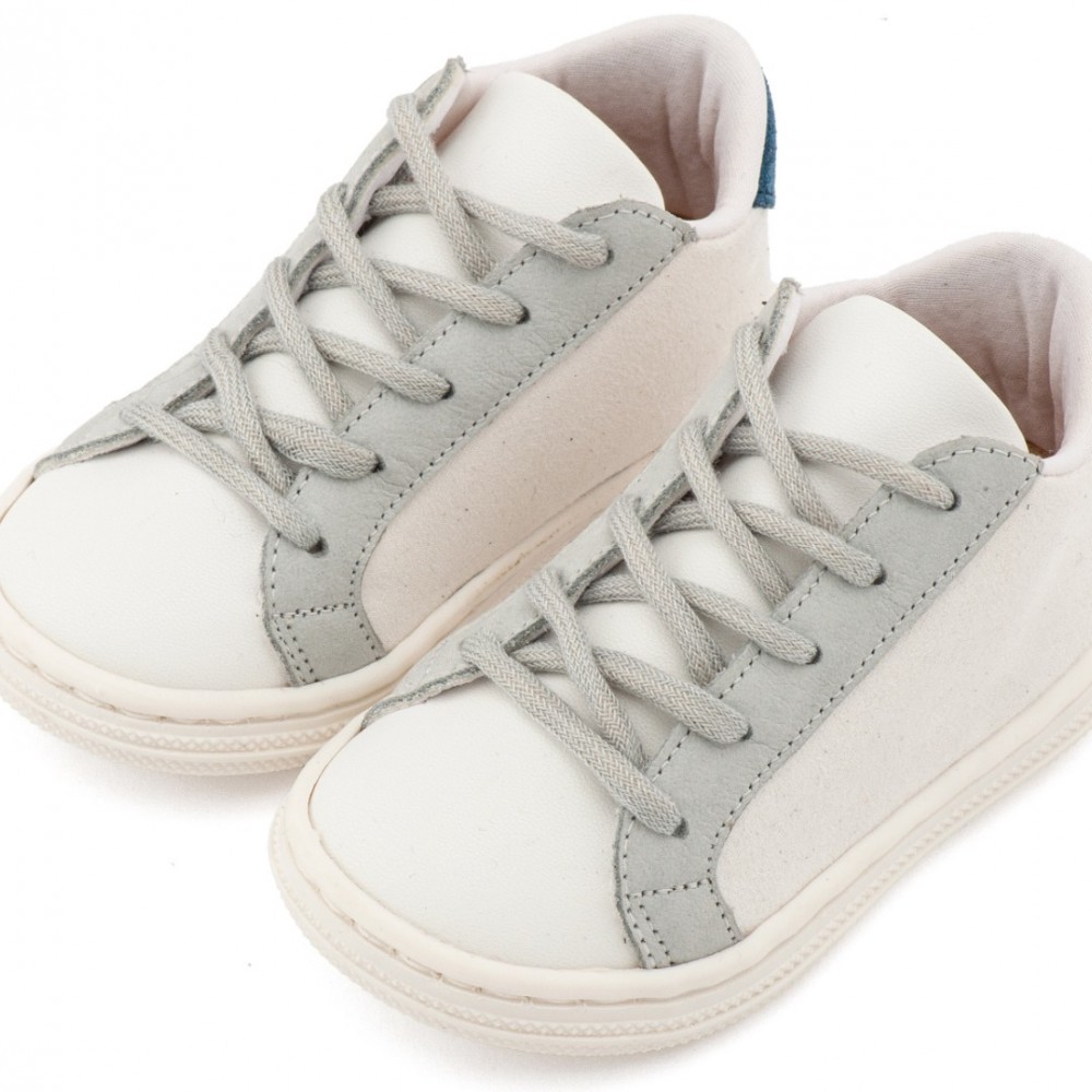 Παπούτσια Babywalker λευκό πάγου γκρι μπλε για Αγόρι 3039-2