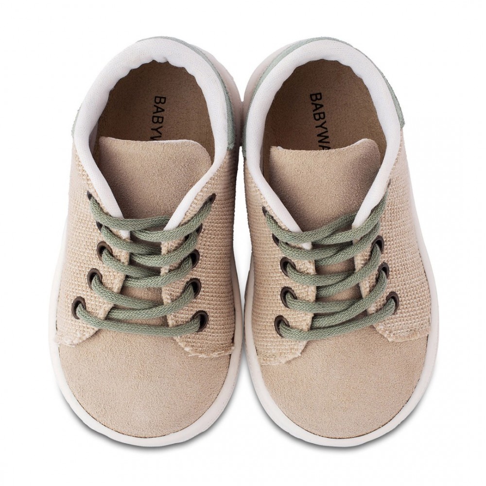 Παπούτσια Babywalker για Αγόρι 3073-1 μπεζ μέντα