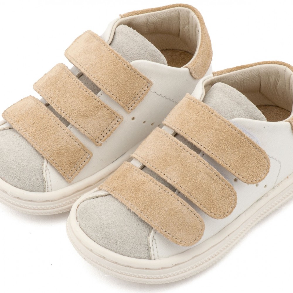 Παπούτσια Babywalker για Αγόρι 3096 λευκό μπεζ