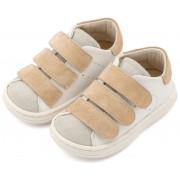 Παπούτσια Babywalker για Αγόρι 3096 λευκό μπεζ
