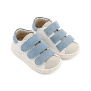 Παπούτσια Babywalker για Αγόρι 3096 λευκό γαλάζιο