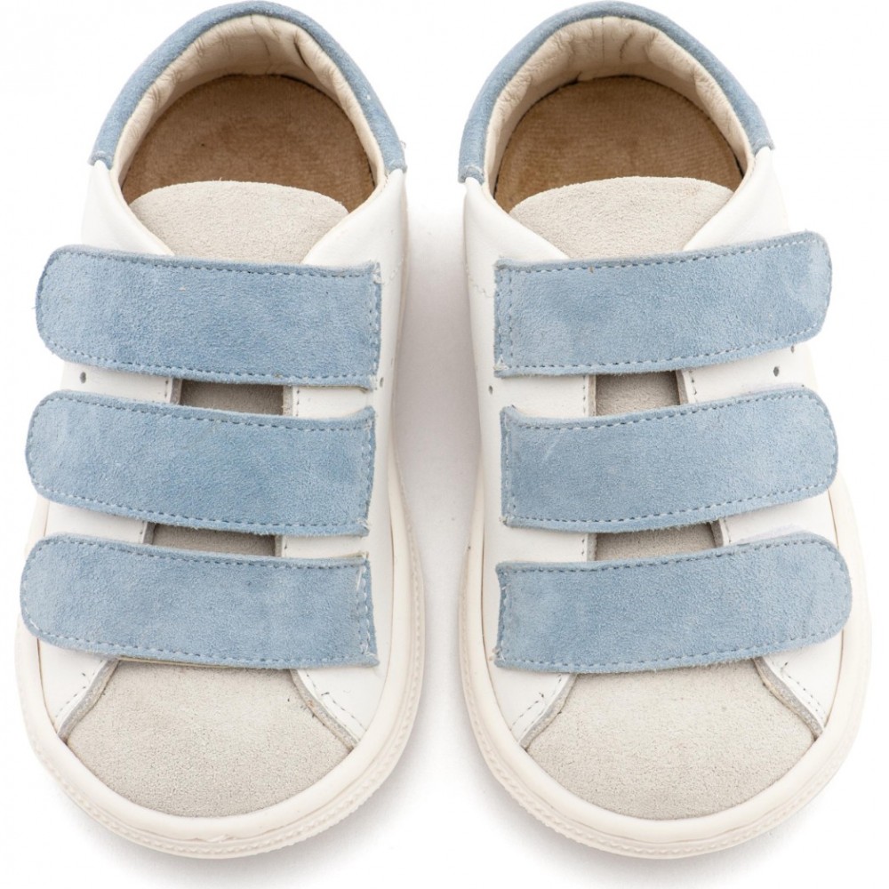 Παπούτσια Babywalker για Αγόρι 3096 λευκό γαλάζιο