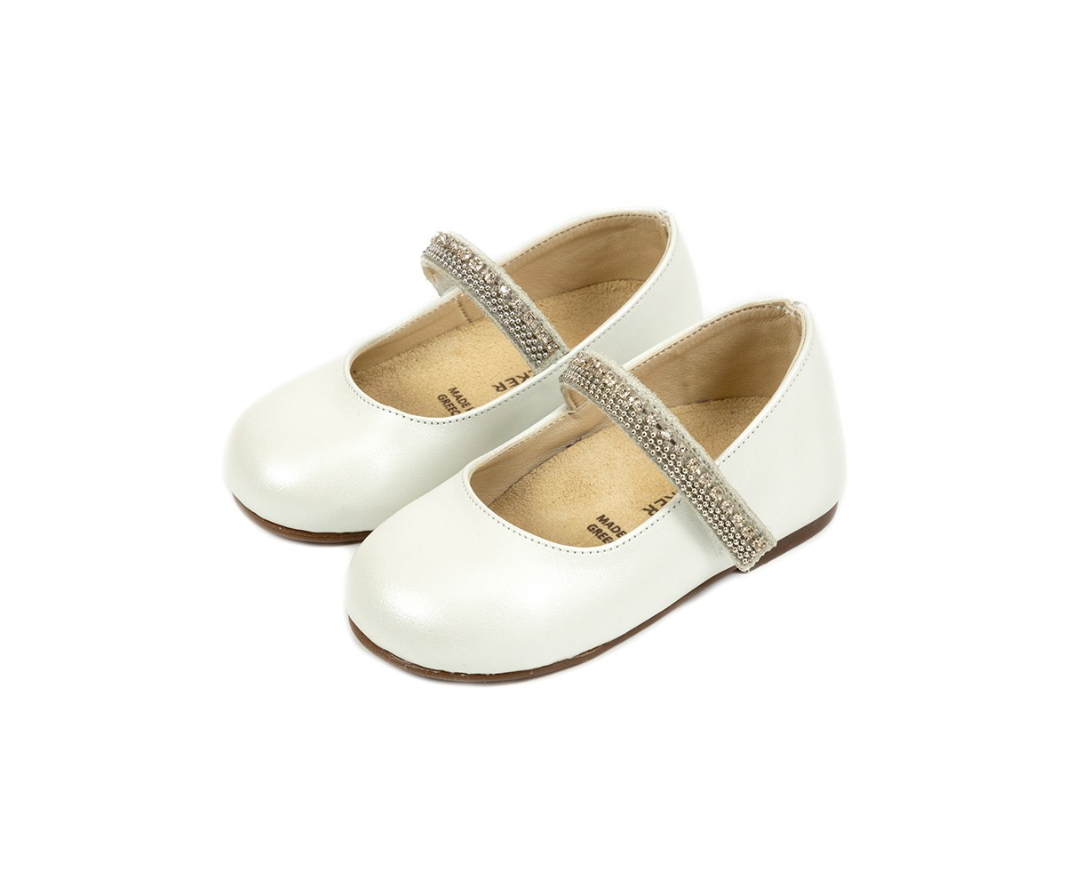 Παπούτσια Babywalker ιβουάρ για Κορίτσι - 3567-1