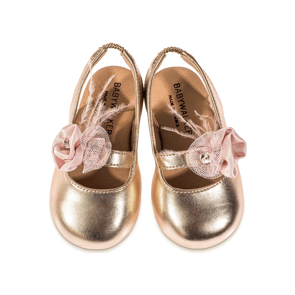 Παπούτσια Babywalker για Κορίτσι 4826-3 χρυσό ροζ