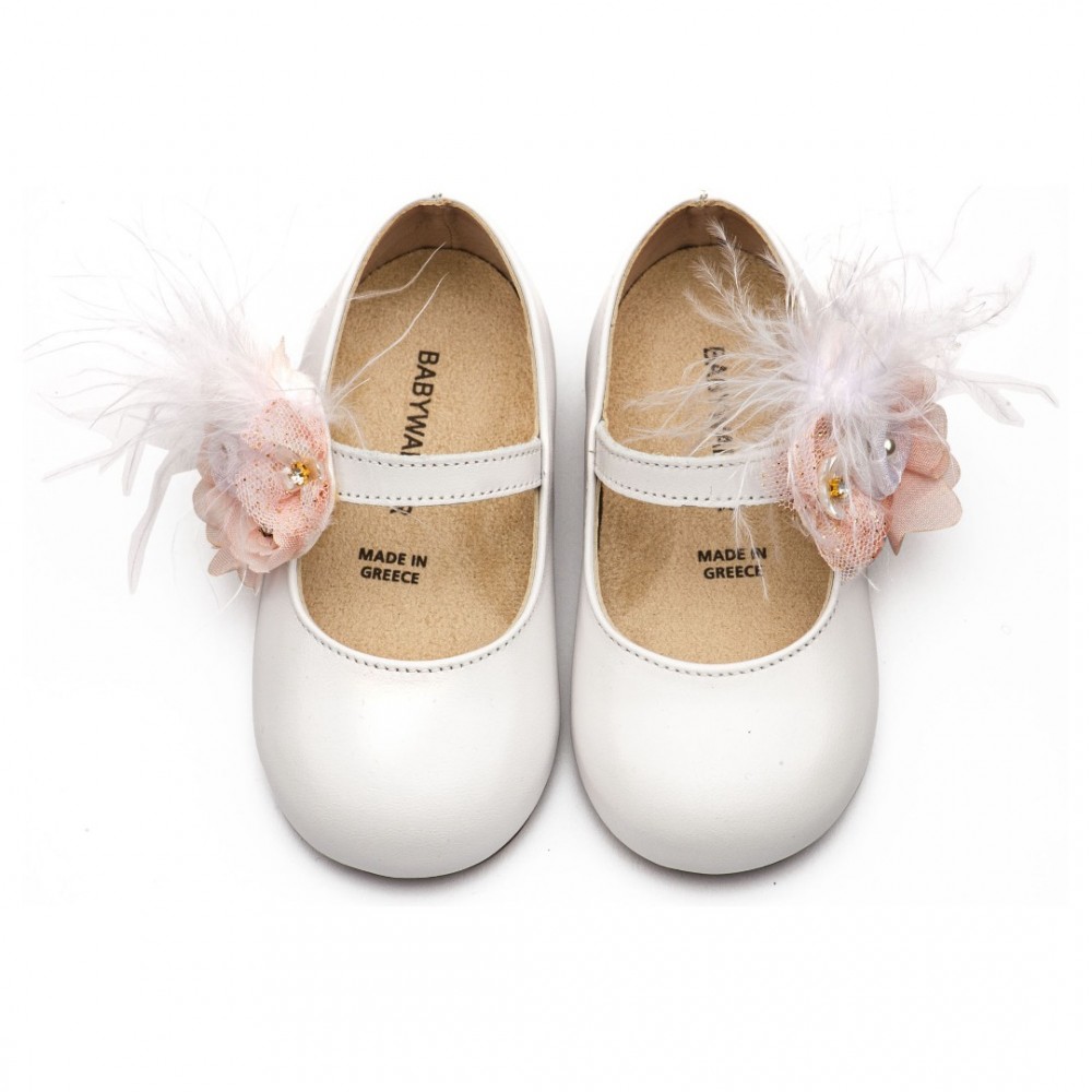 Παπούτσια Babywalker για Κορίτσι 4887-1 λευκό ροζ