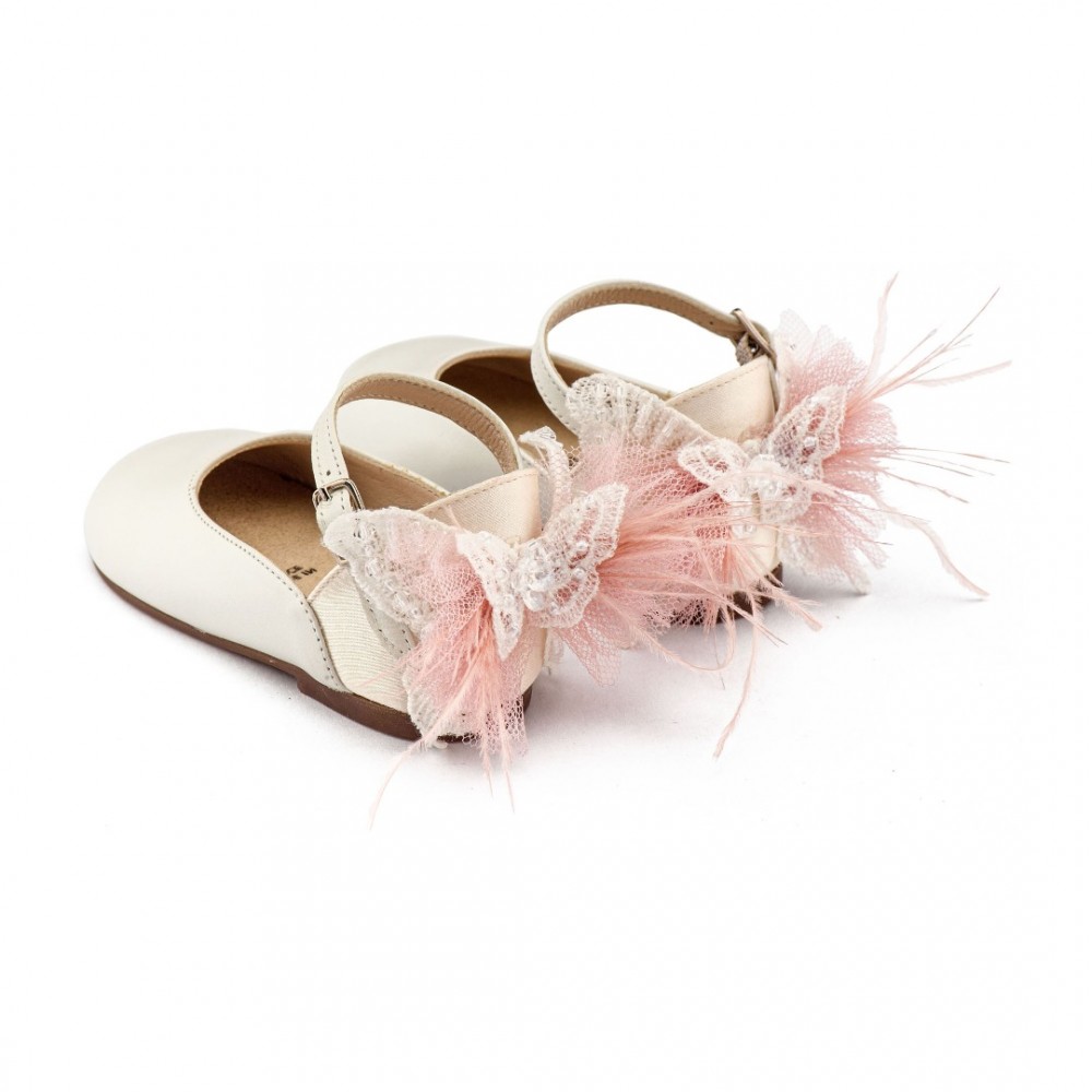 Παπούτσια Babywalker για Κορίτσι 4891 ιβουάρ ροζ