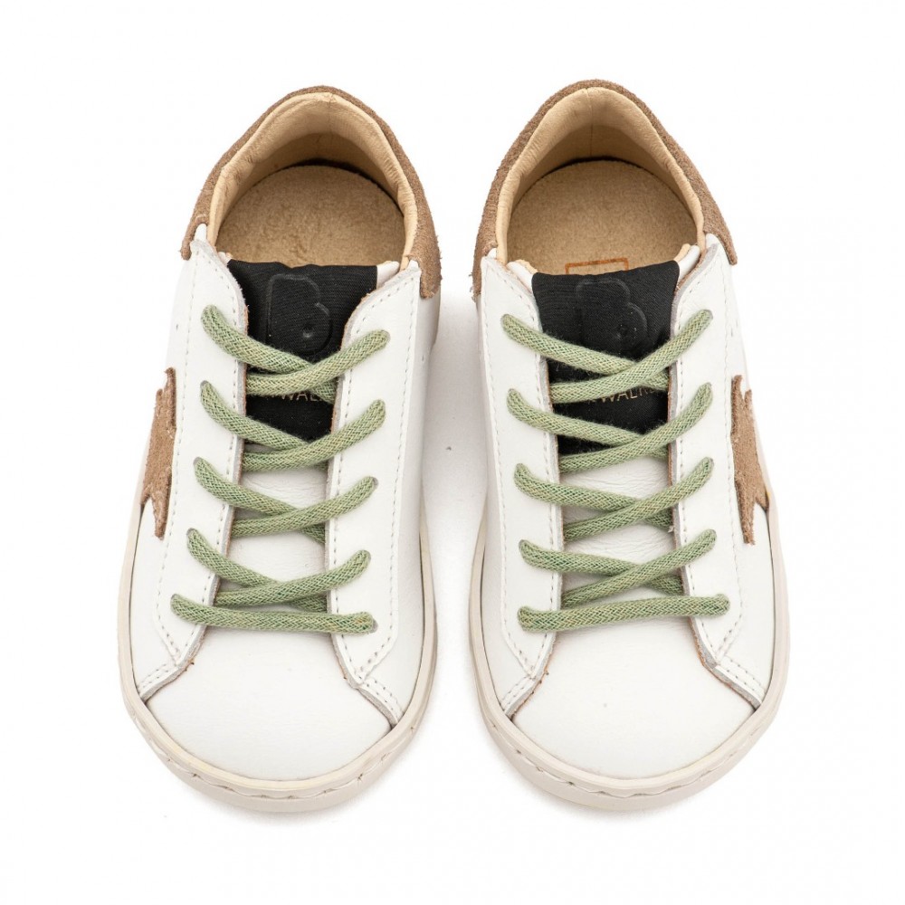 Παπούτσια Babywalker για Αγόρι 5315 λευκό μπεζ μέντα