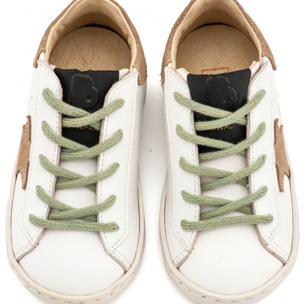 Παπούτσια Babywalker για Αγόρι 5315 λευκό μπεζ μέντα