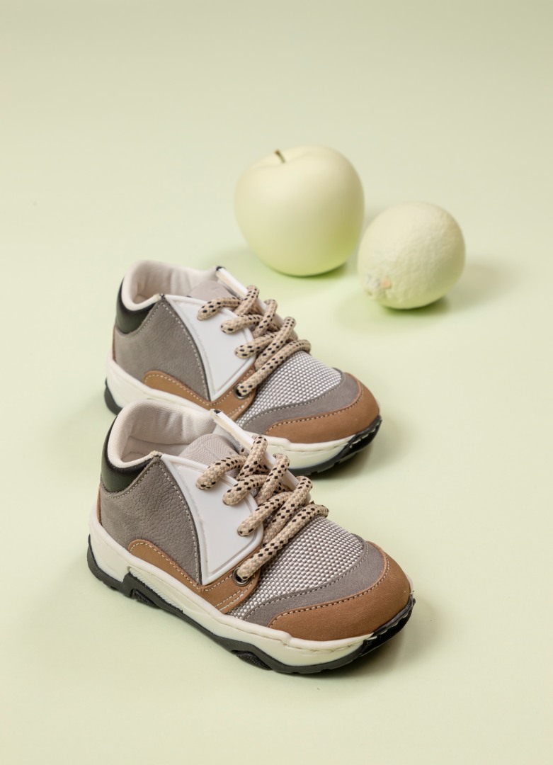 Παπούτσια Babywalker γκρι πούρο για Αγόρι- 5218