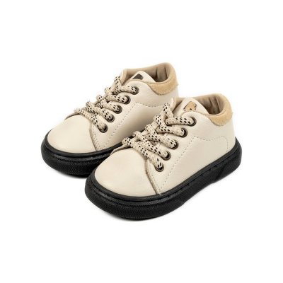 Παπούτσια Babywalker ιβουάρ μαύρο για Αγόρι- 5224-1