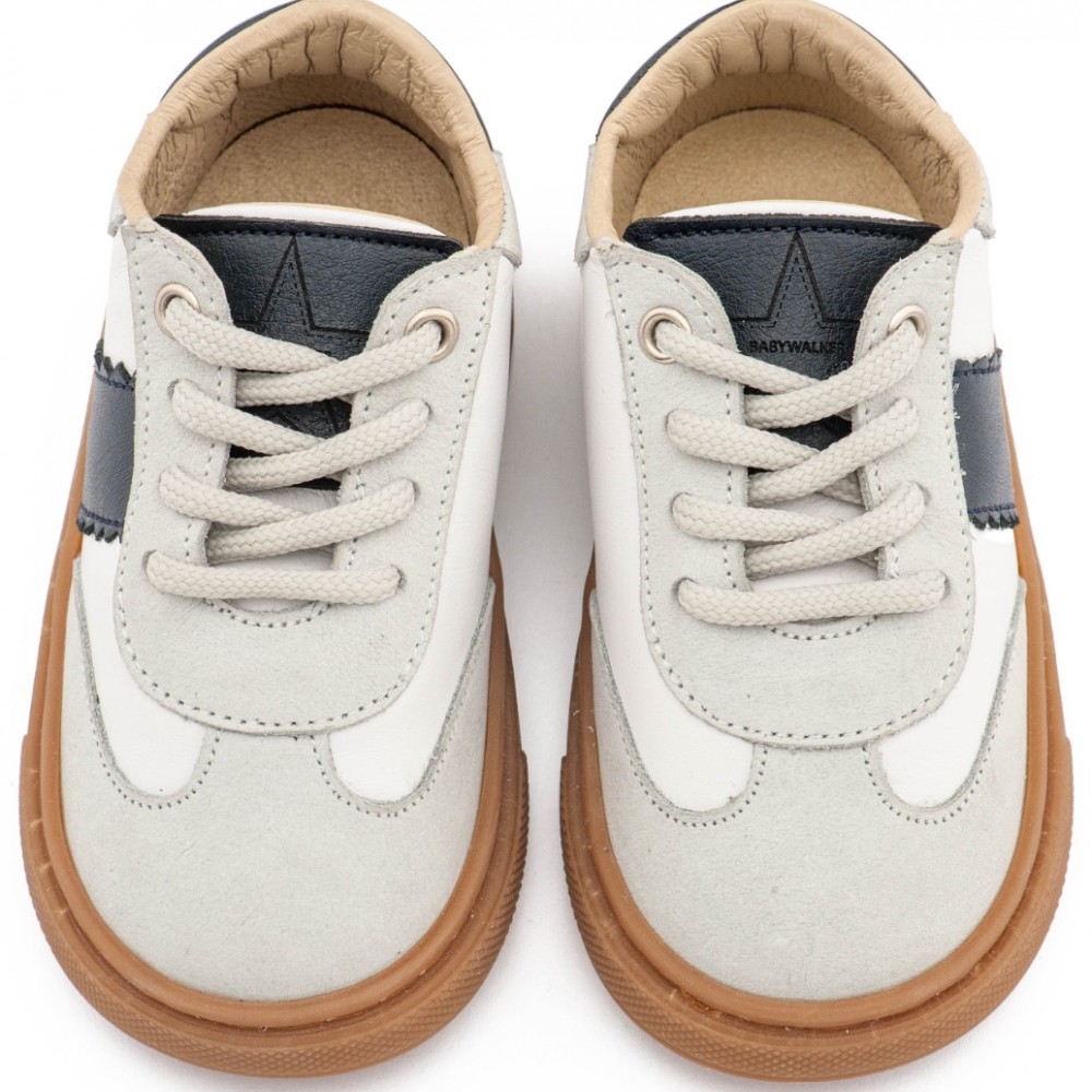 Παπούτσια Babywalker για Αγόρι 5309 λευκό γκρι μπλε