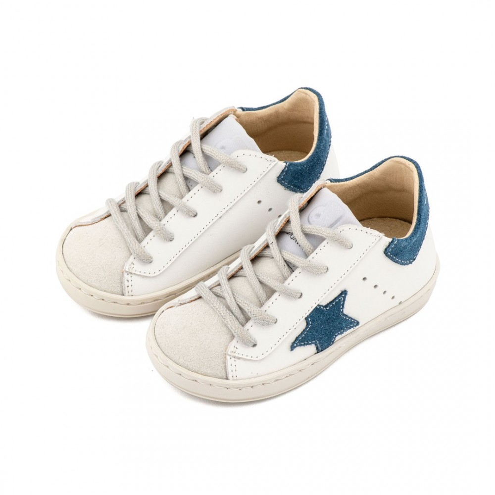 Παπούτσια Babywalker για Αγόρι 5315-1 λευκό γκρι μπλε ρουά