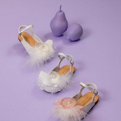 Παπούτσια Babywalker ροζ ιβουάρ για Κορίτσι- 5772-2