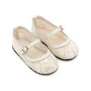 Παπούτσια Babywalker για Κορίτσι 5897 ιβουάρ δαντέλα