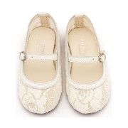 Παπούτσια Babywalker για Κορίτσι 5897 ιβουάρ δαντέλα