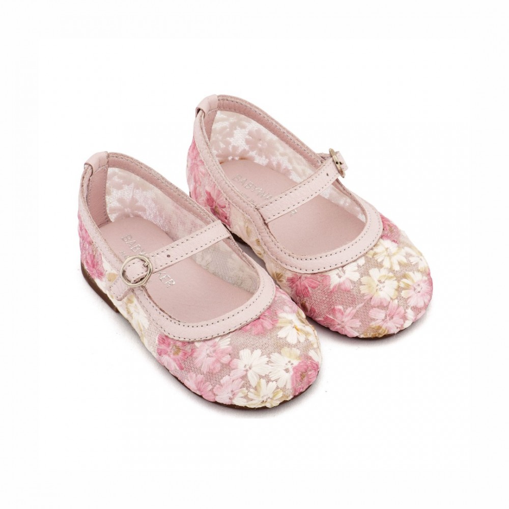 Παπούτσια Babywalker για Κορίτσι 5897-1 ροζ φλοράλ