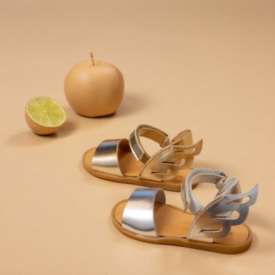 Παπούτσια Babywalker ασημί για Κορίτσι- 0061-1