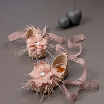Παπούτσια Babywalker ροζ αντικέ για Κορίτσι- 6090