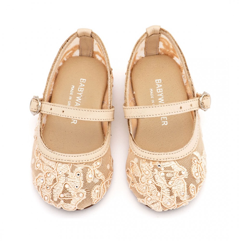 Παπούτσια Babywalker για Κορίτσι 6128-1 μπεζ