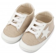 Παπούτσια Babywalker για Αγόρι 1135 μπεζ-λευκό