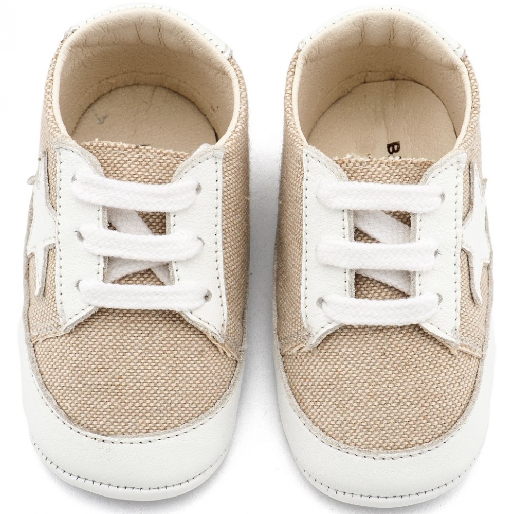 Παπούτσια Babywalker για Αγόρι 1135 μπεζ-λευκό