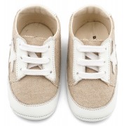 Παπούτσια Babywalker για Αγόρι 1135 μπεζ-λευκό
