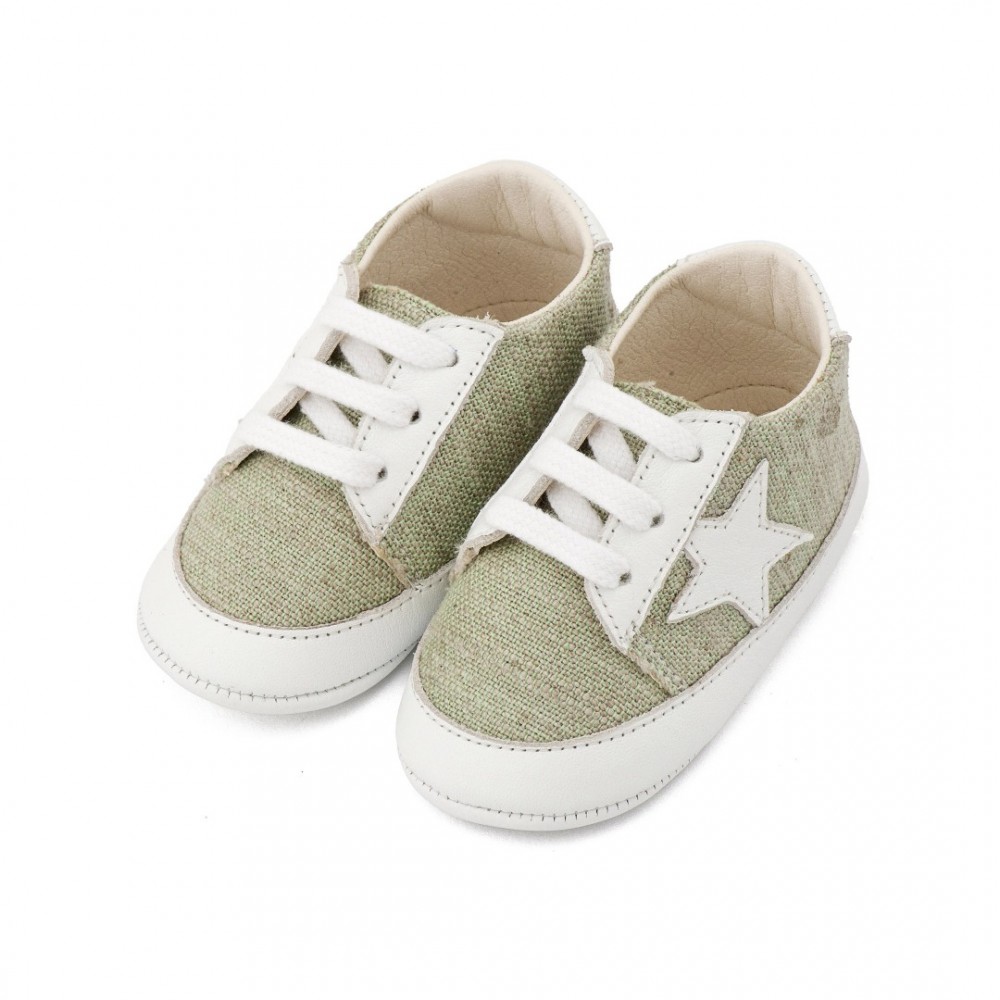 Παπούτσια Babywalker για Αγόρι 1135-1 φυστικί-λευκό