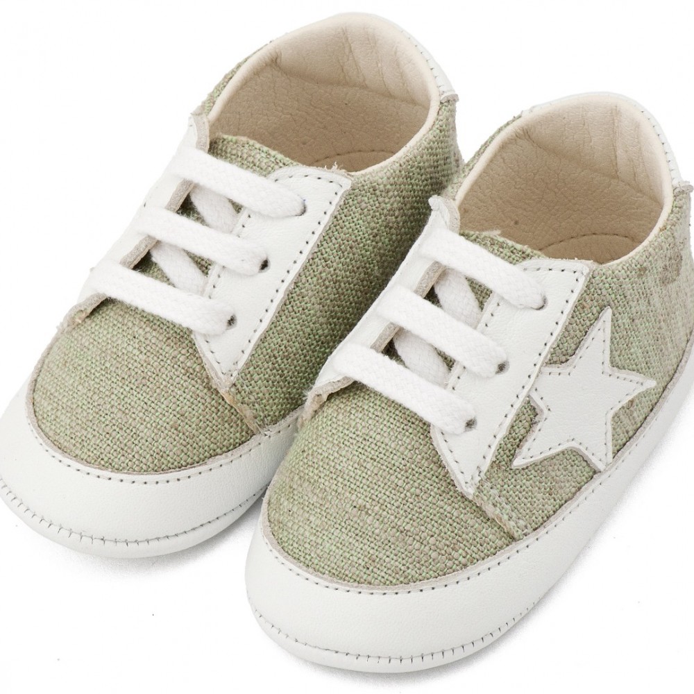 Παπούτσια Babywalker για Αγόρι 1135-1 φυστικί-λευκό