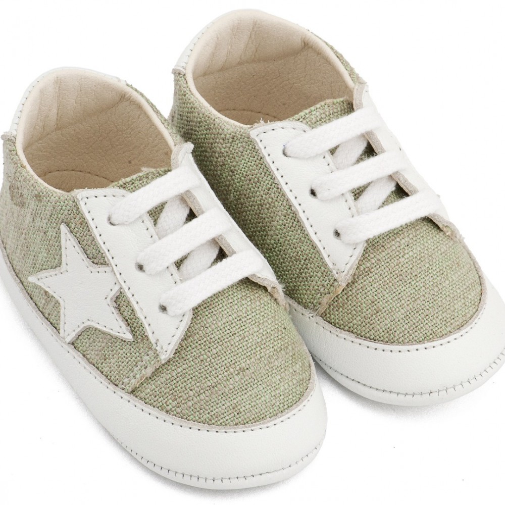 Παπούτσια Babywalker για Αγόρι 1135-1 φυστικί-λευκό