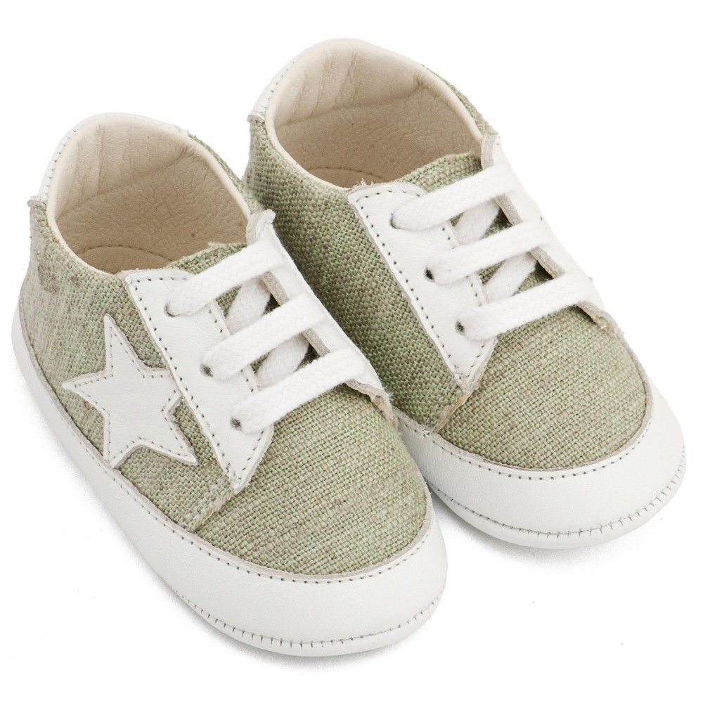 Παπούτσια Babywalker για Αγόρι 1135-1 φυστικί-λευκό