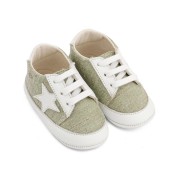 Παπούτσια Babywalker για Αγόρι 1135-1 φυστικί-λευκό