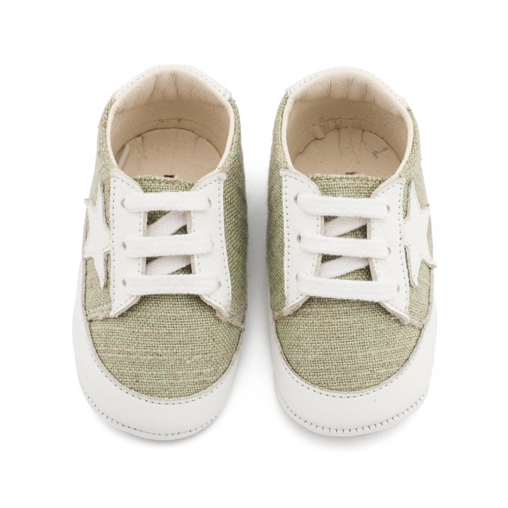 Παπούτσια Babywalker για Αγόρι 1135-1 φυστικί-λευκό