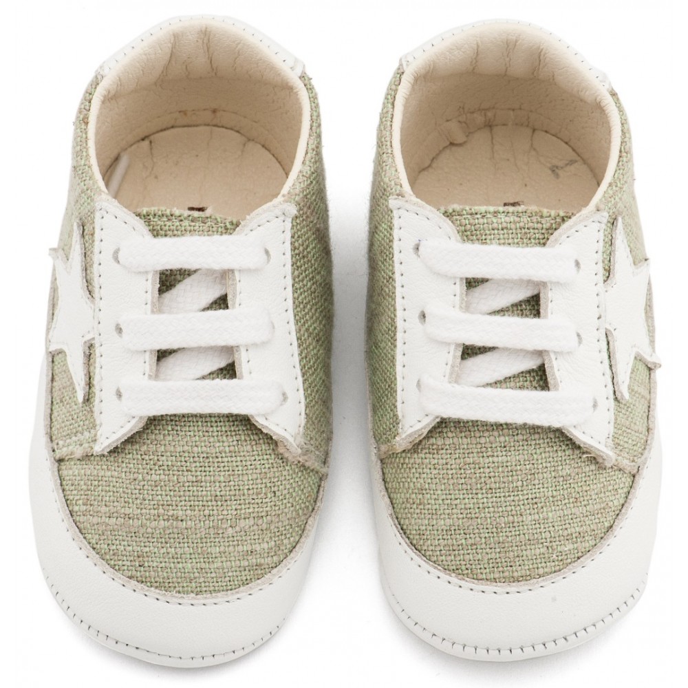 Παπούτσια Babywalker για Αγόρι 1135-1 φυστικί-λευκό