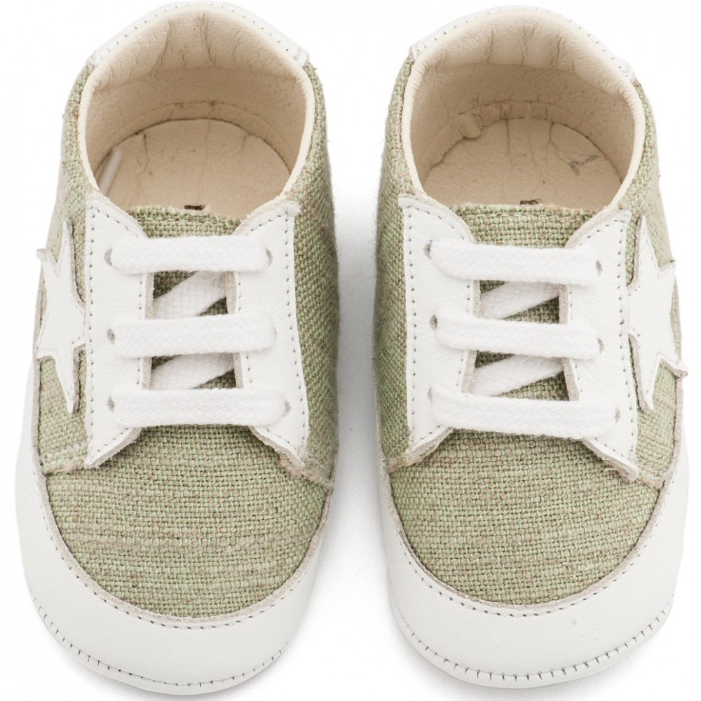 Παπούτσια Babywalker για Αγόρι 1135-1 φυστικί-λευκό