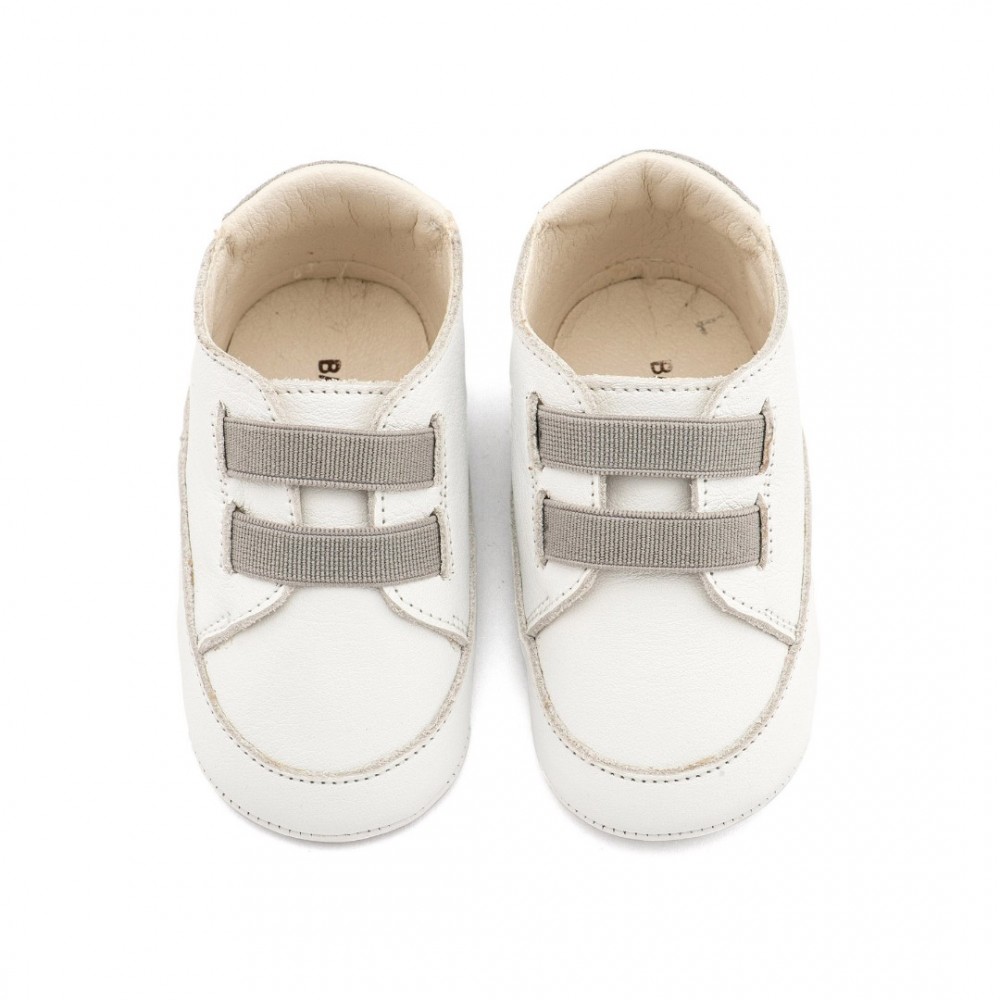 Παπούτσια Babywalker για Αγόρι 1137 λευκό-γκρι