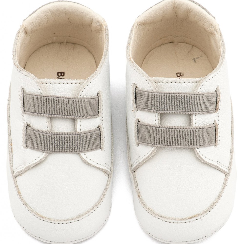 Παπούτσια Babywalker για Αγόρι 1137 λευκό-γκρι