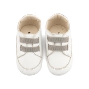 Παπούτσια Babywalker για Αγόρι 1137 λευκό-γκρι