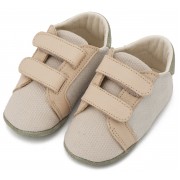 Παπούτσια Babywalker για Αγόρι 1138-1 λευκό-μπεζ-μέντα