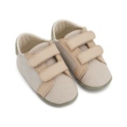 Παπούτσια Babywalker για Αγόρι 1138-1 λευκό-μπεζ-μέντα
