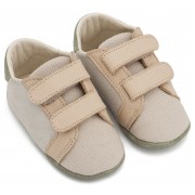 Παπούτσια Babywalker για Αγόρι 1138-1 λευκό-μπεζ-μέντα