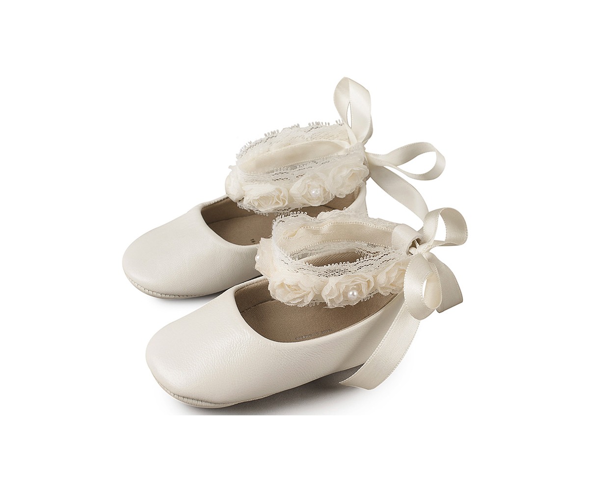 Παπούτσια Babywalker ιβουάρ για Κορίτσι - 1506-1