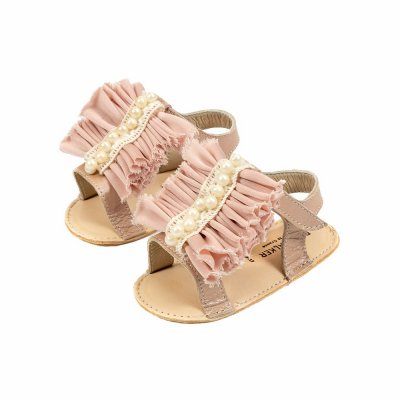 Παπούτσια Babywalker ροζ αντικέ για Κορίτσι - 1608-1
