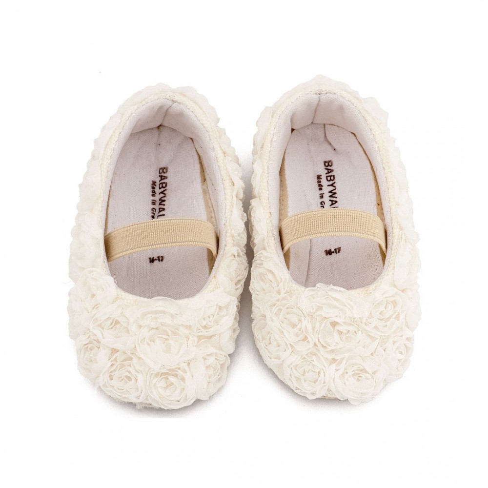 Παπούτσια Babywalker για Κορίτσι 1660-1 λευκό