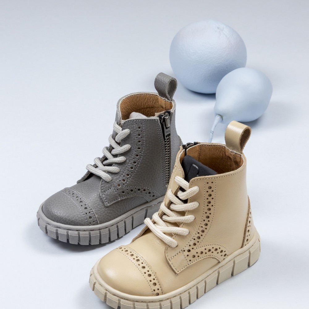 Παπούτσια Babywalker γκρι για Αγόρι- 5229-1