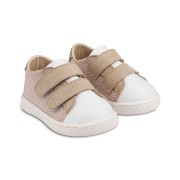 Παπούτσια Babywalker λευκό μπεζ μέντα για Αγόρι 2104