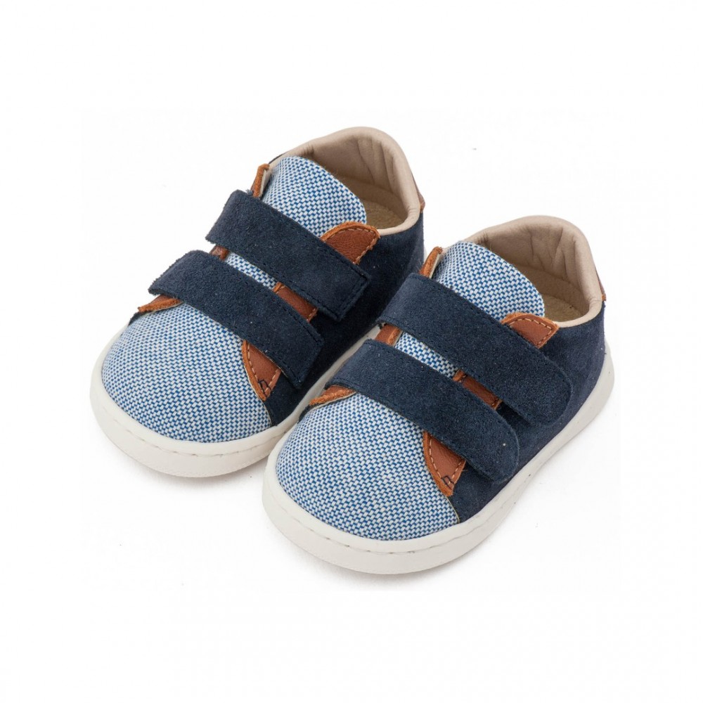 Παπούτσια Babywalker μπλε ταμπά για Αγόρι 2104-2