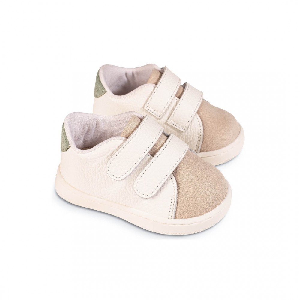Παπούτσια Babywalker για Αγόρι 2113-2 λευκό μπεζ μέντα