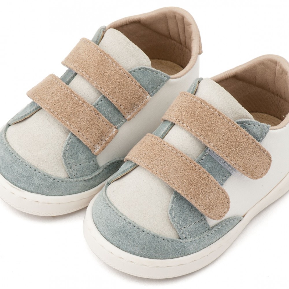 Παπούτσια Babywalker λευκό μίνεραλ μπεζ για Αγόρι 2125