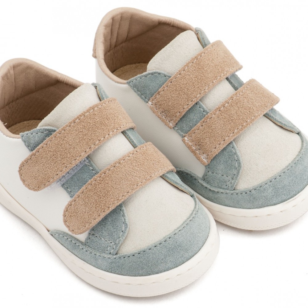 Παπούτσια Babywalker λευκό μίνεραλ μπεζ για Αγόρι 2125